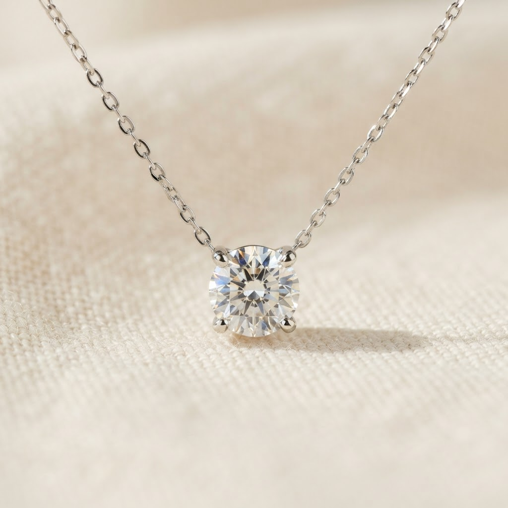 Solitaire Diamond Pendant